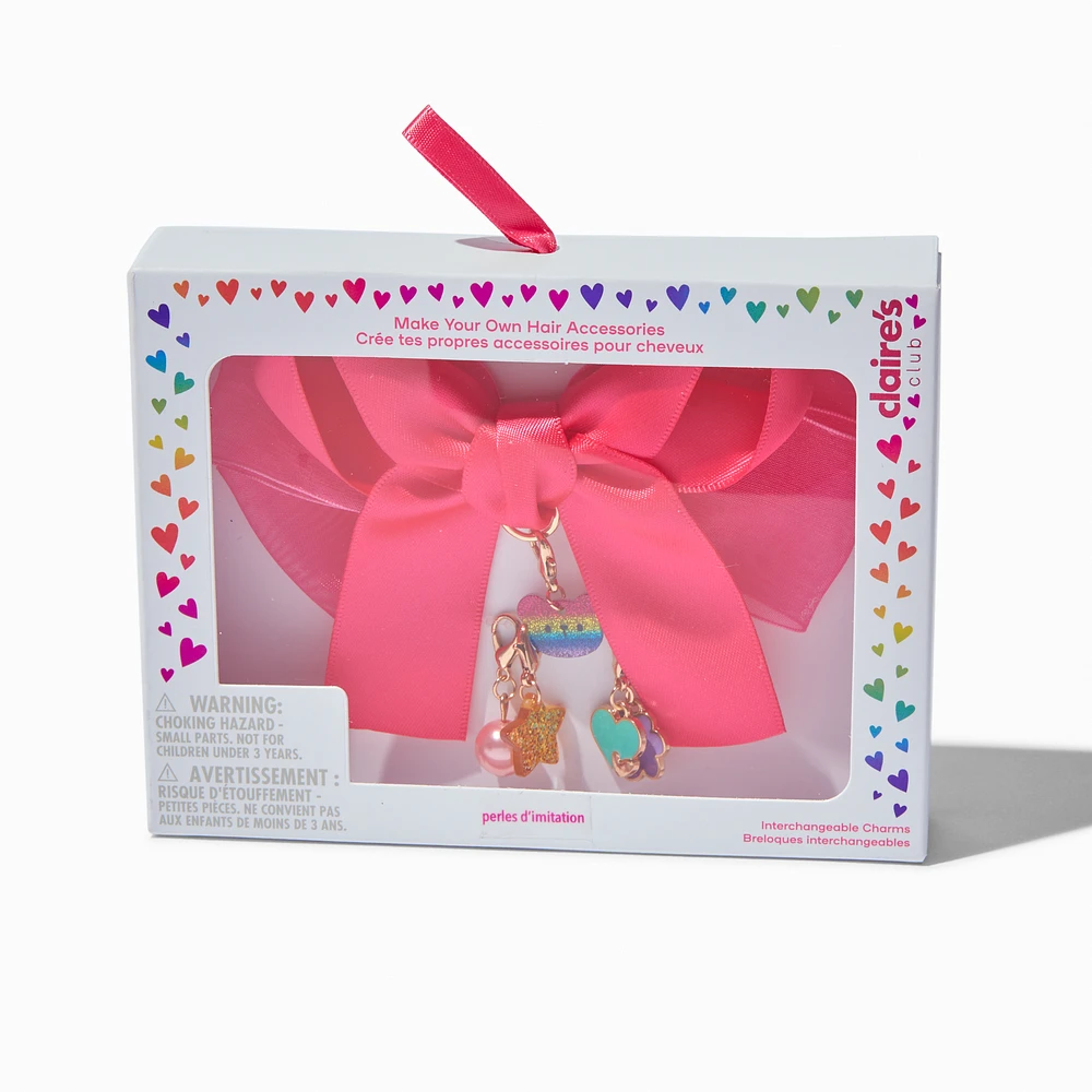 Claire's Club Make-It-Yourself Hair Bow Accessory Kit
