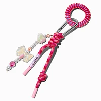 T H E M E x Claire's Pink Bow Cluster Keychain