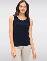 Versatile Classic Solid Camisole with Round Neck by GWV
