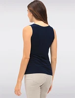 Versatile Classic Solid Camisole with Round Neck by GWV