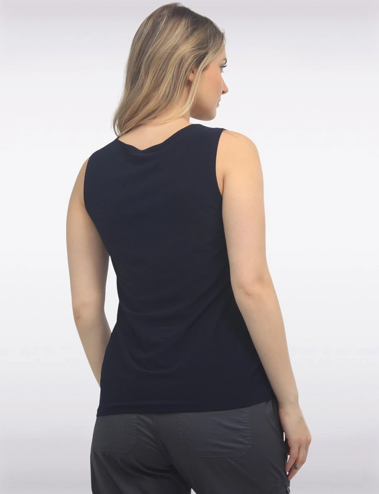 Versatile Basic Round Neck Tank Top By Amani Couture