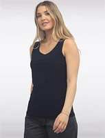 Versatile Basic Round Neck Tank Top By Amani Couture