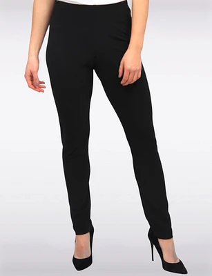 Pull-On Black Stretch Leggings by Amani Couture