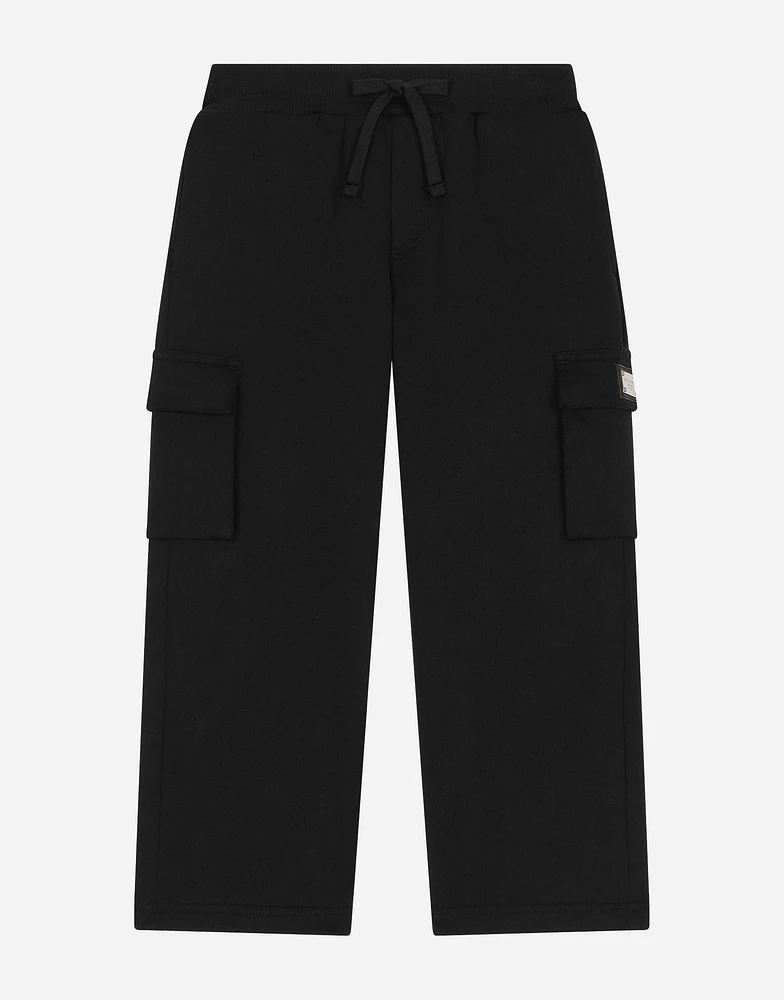 Jersey jogging pants
