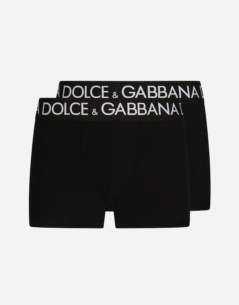 Two-pack cotton jersey boxers