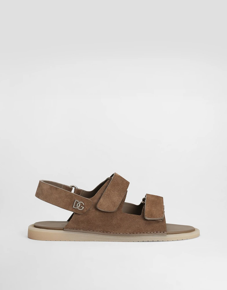 Suede sandals