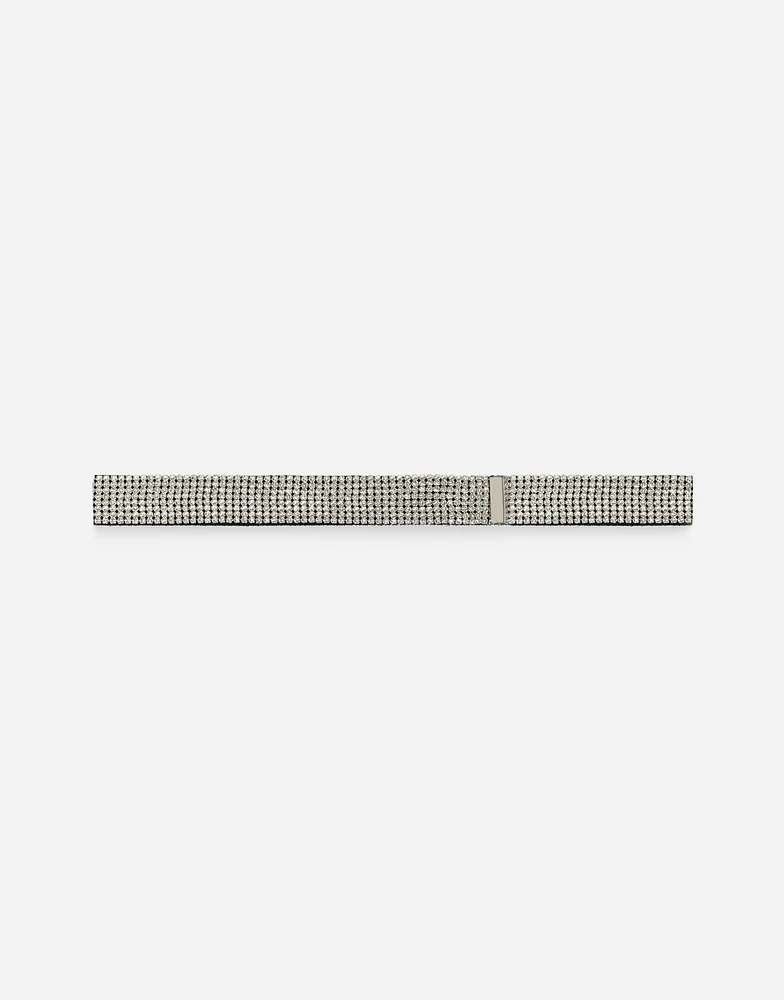 Crystal mesh belt