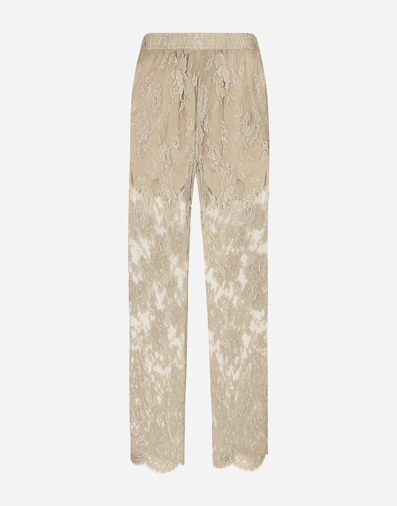Tailored Galloon lace pants