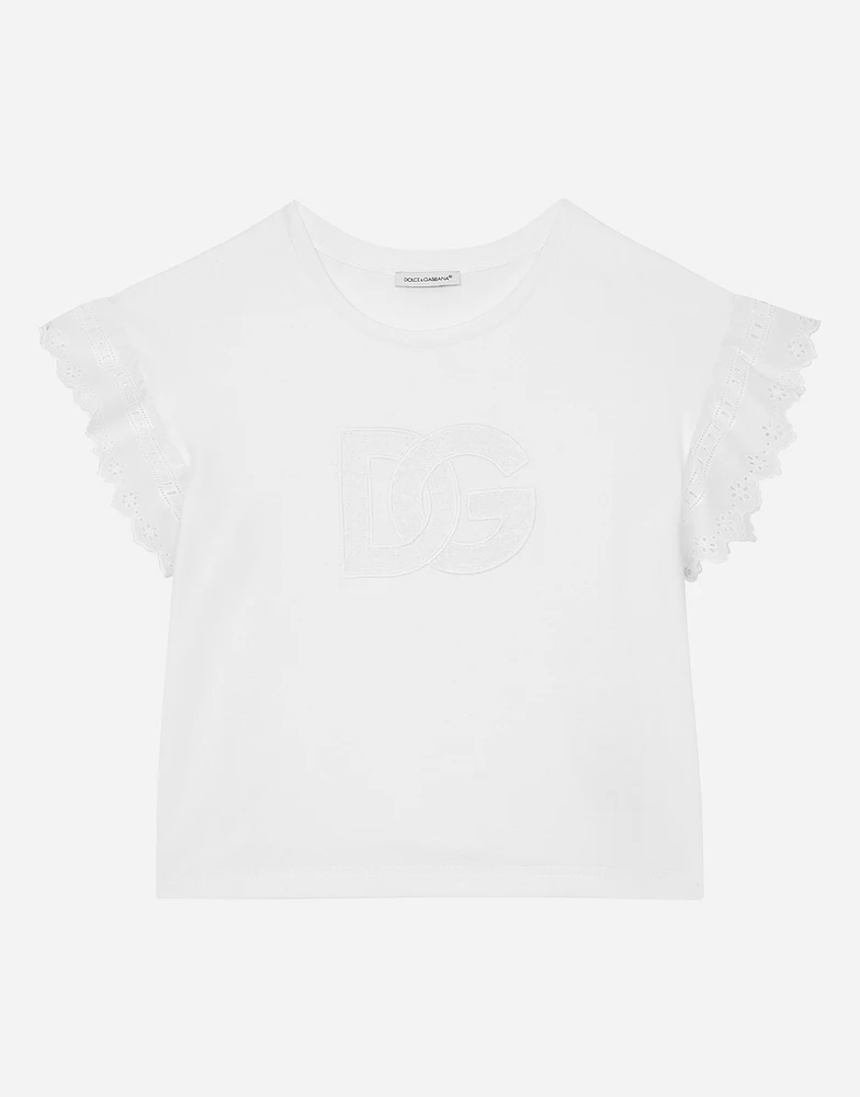 Jersey T-shirt with DG logo