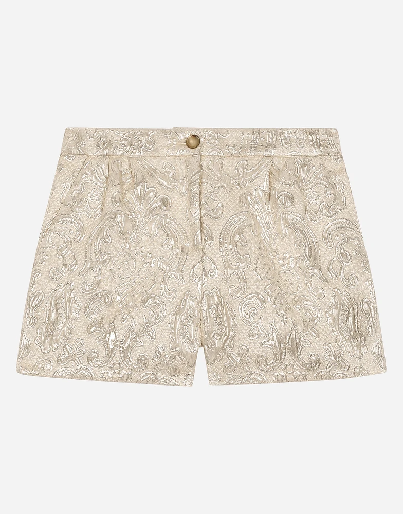 Brocade shorts