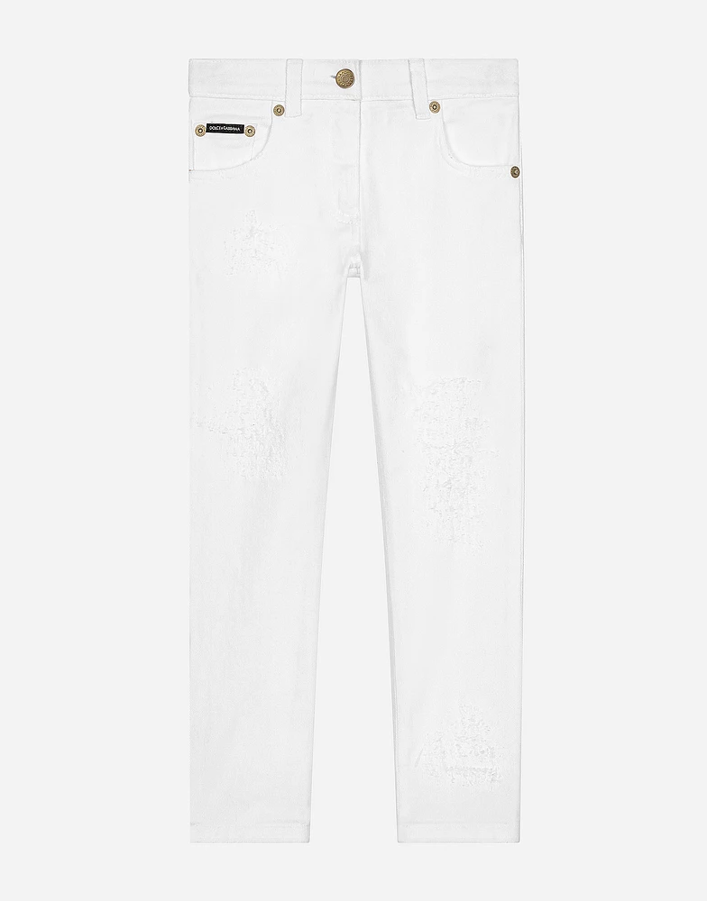 5-pocket denim jeans