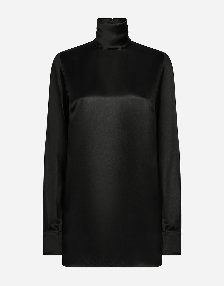 Silk satin blouse