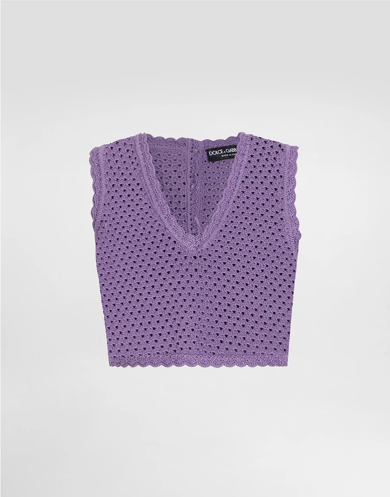 Crochet crop top