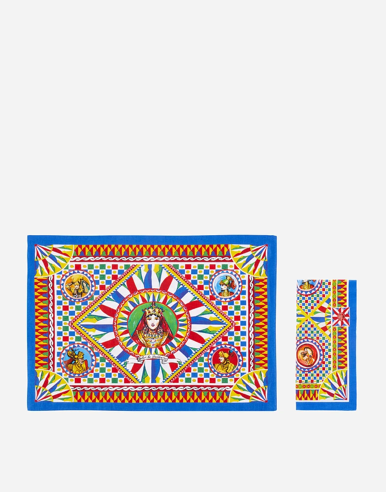 Set Linen Placemat and Napkin
