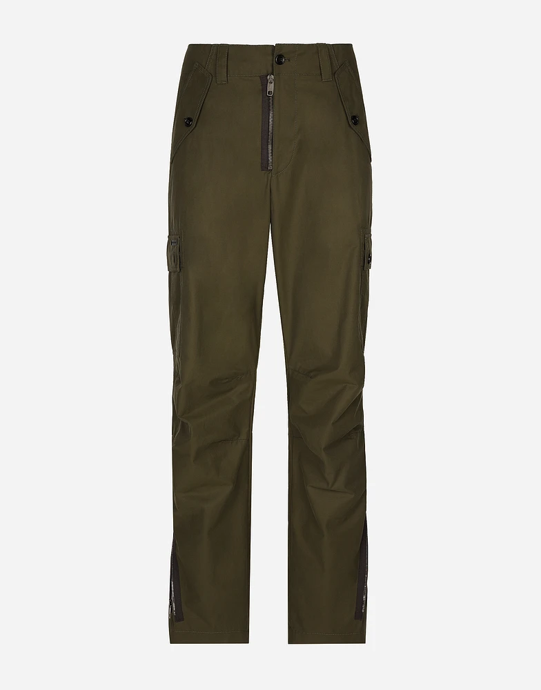 Technical fabric cargo pants