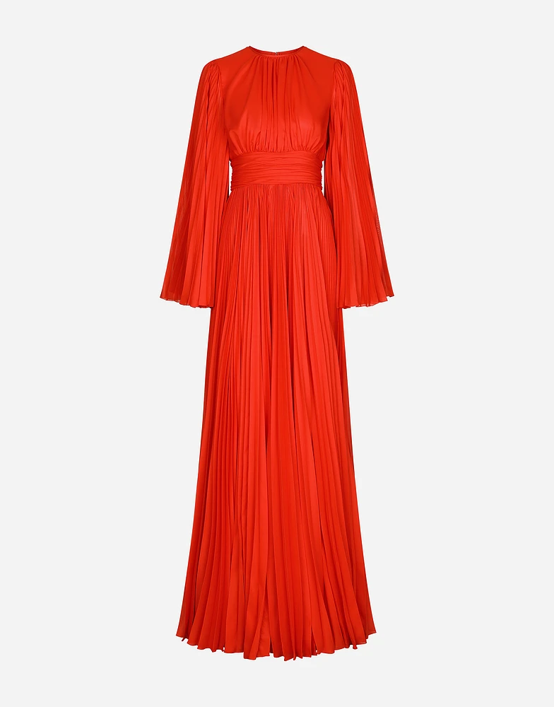 Long chiffon dress