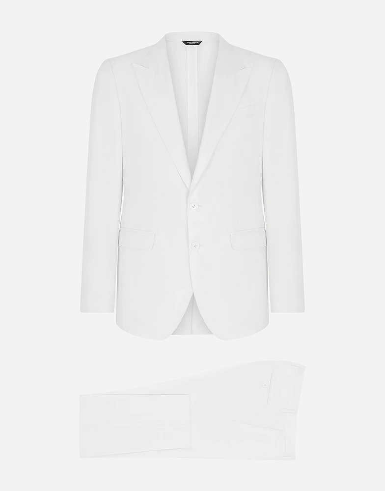 Single-breasted Taormina-fit suit