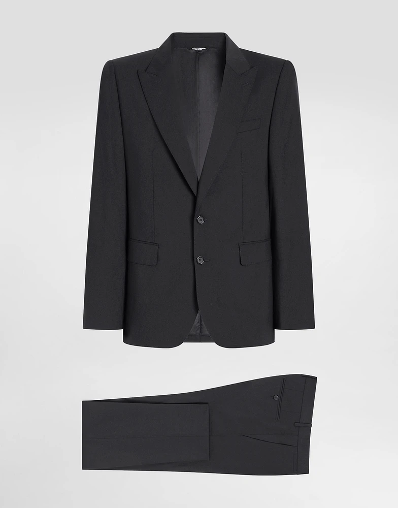Stretch wool Sicilia-fit suit