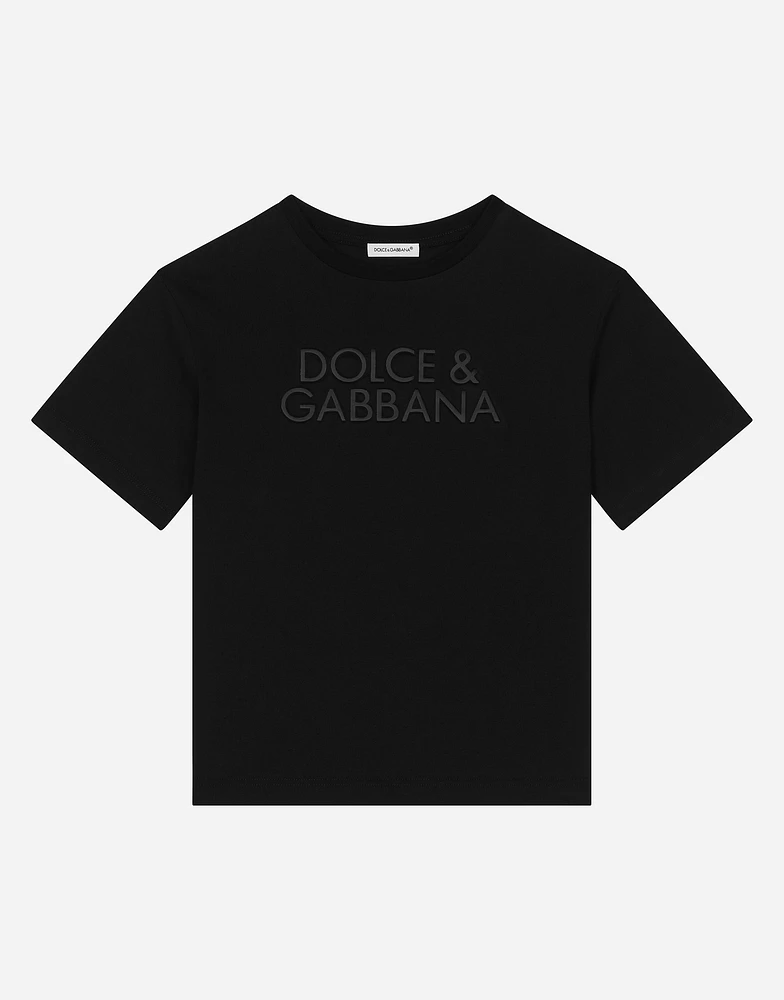 Jersey T-shirt with Dolce&Gabbana logo