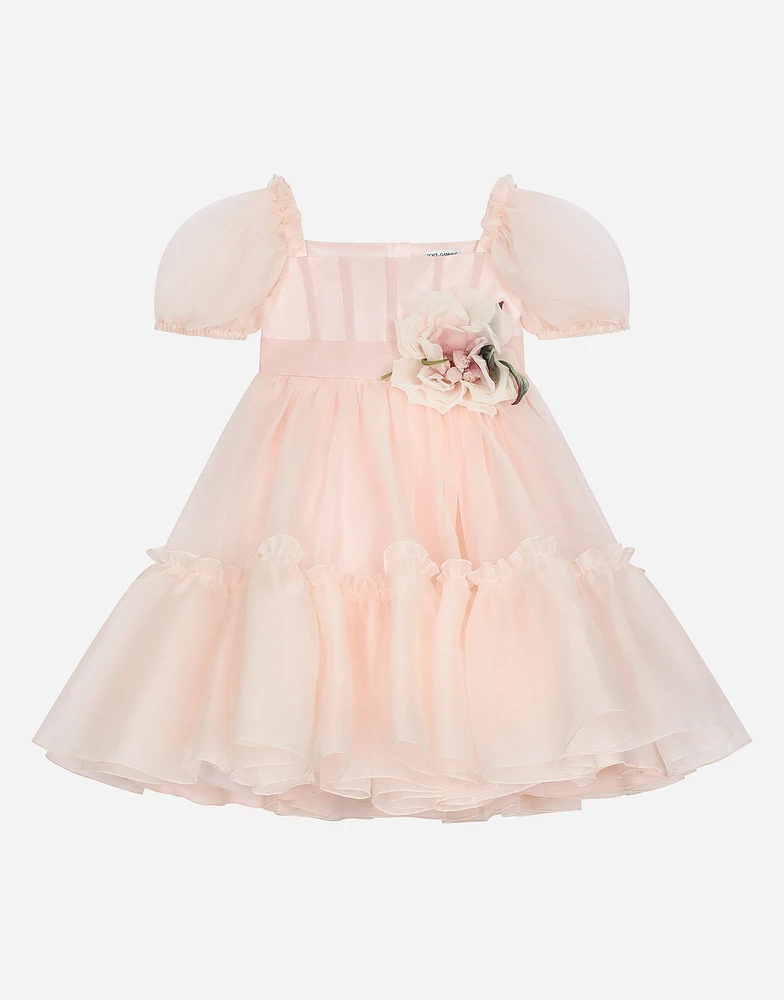 Silk organza dress