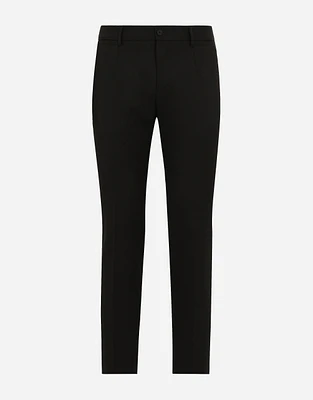 Stretch wool twill pants