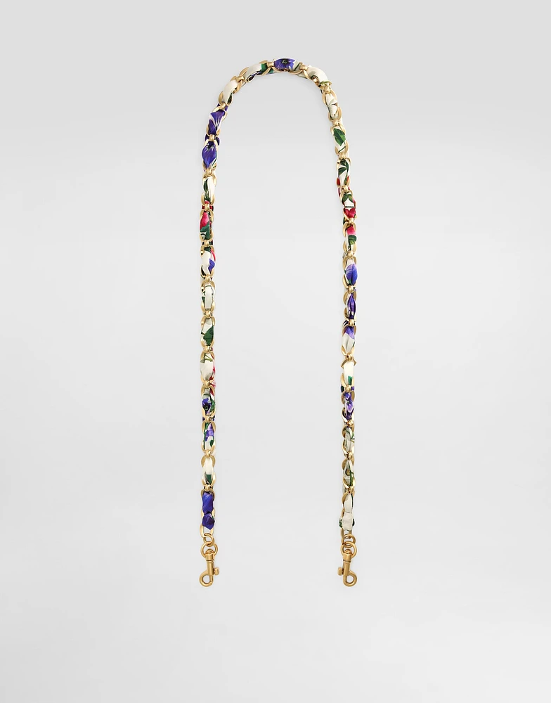 Bejeweled chain strap