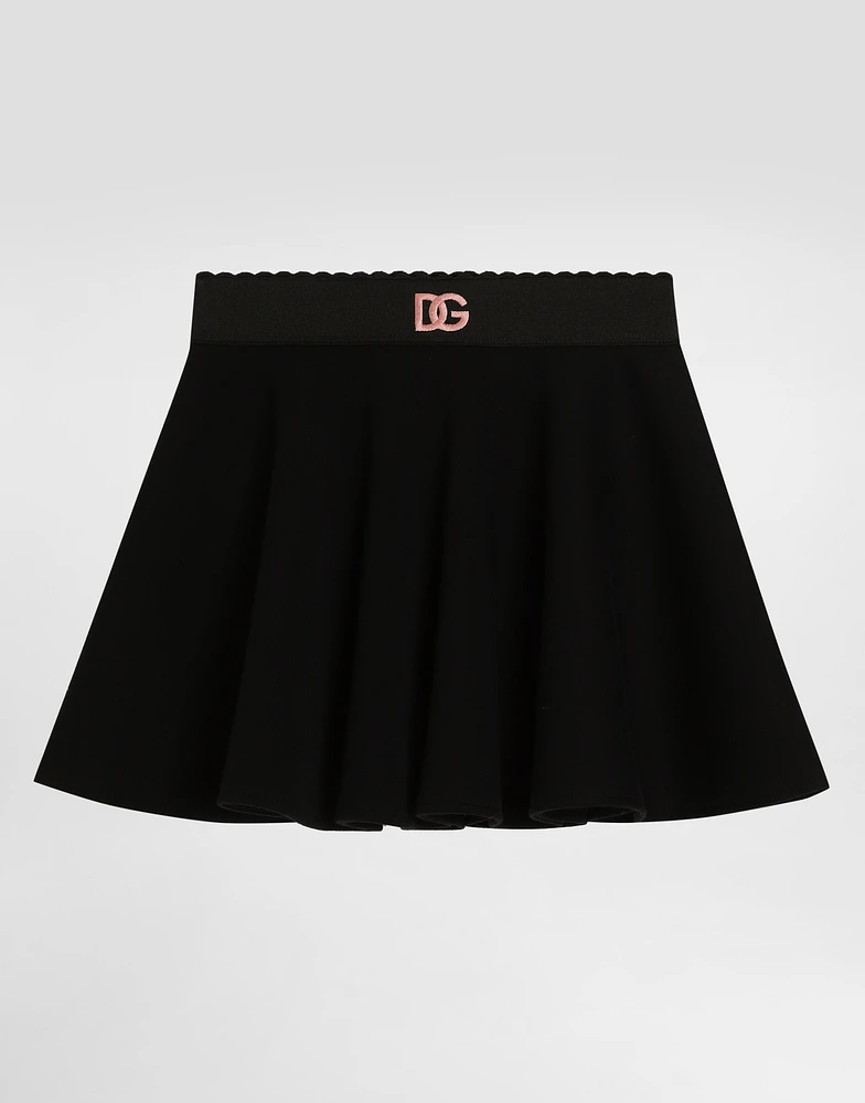 Skirt with DG embroidery