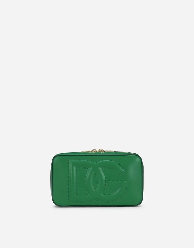 Small calfskin DG logo camera bag