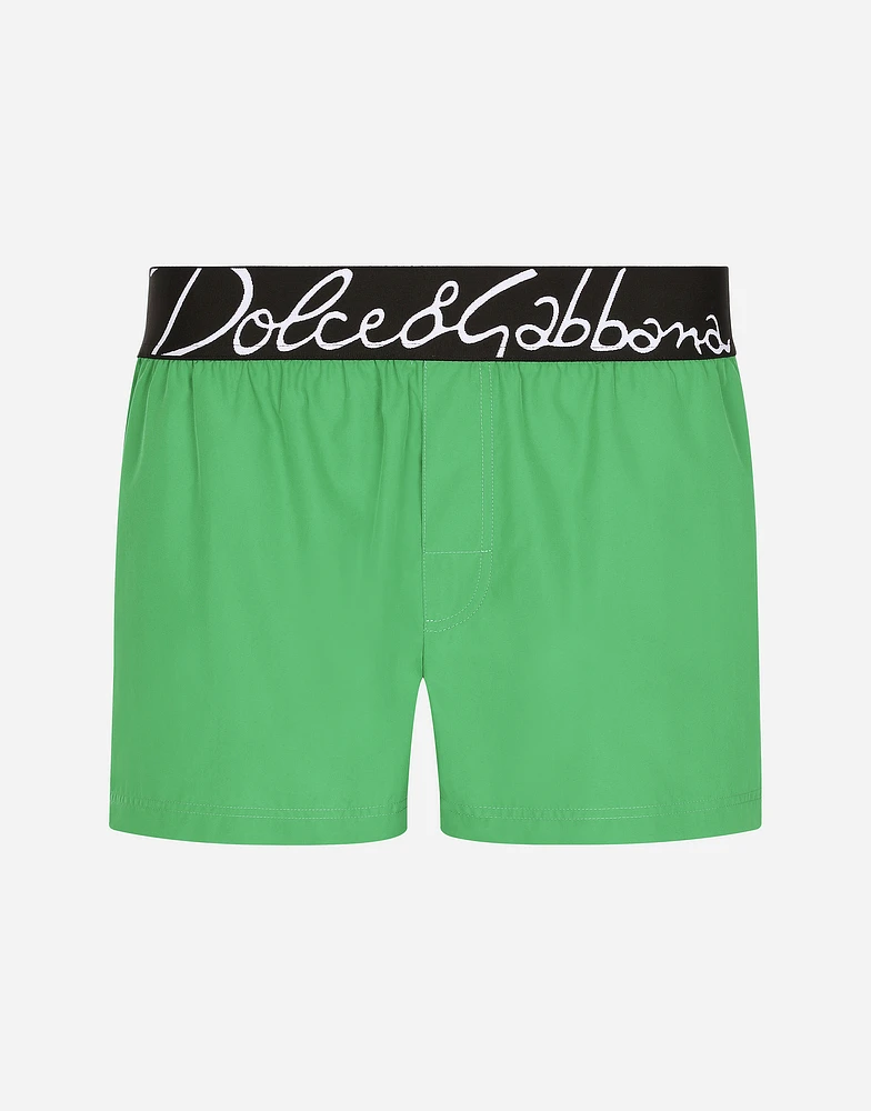 Short swim trunks with Dolce&Gabbana logo