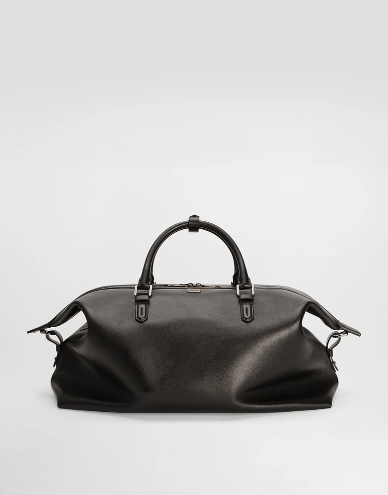 Calfskin duffel bag
