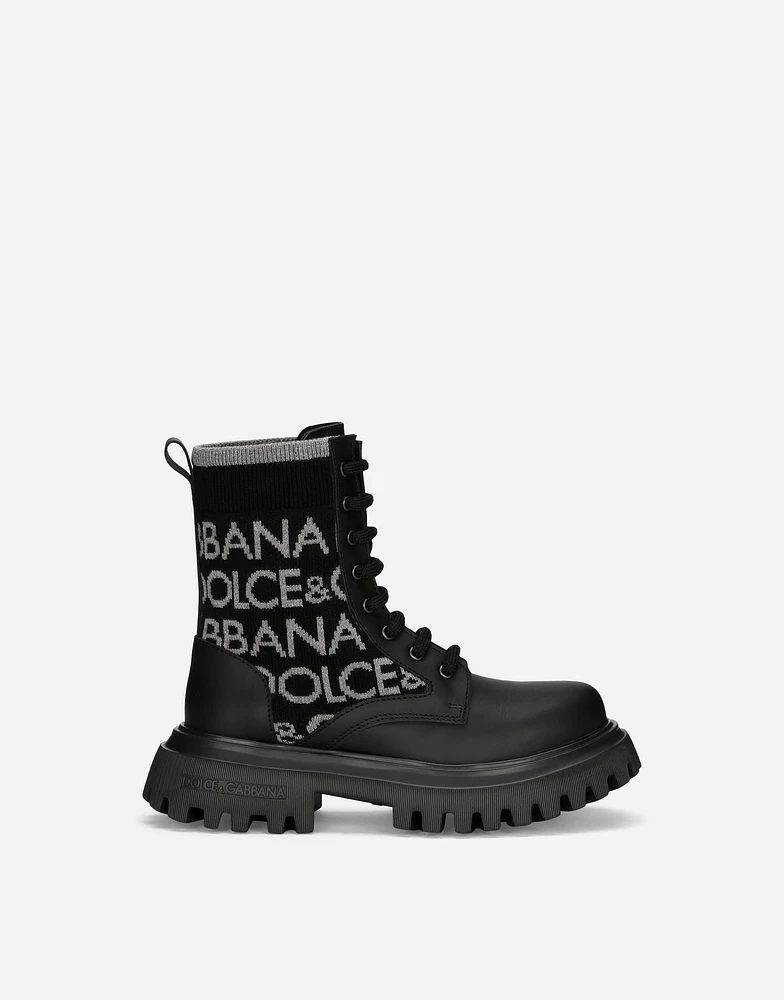 Calfskin ankle boots