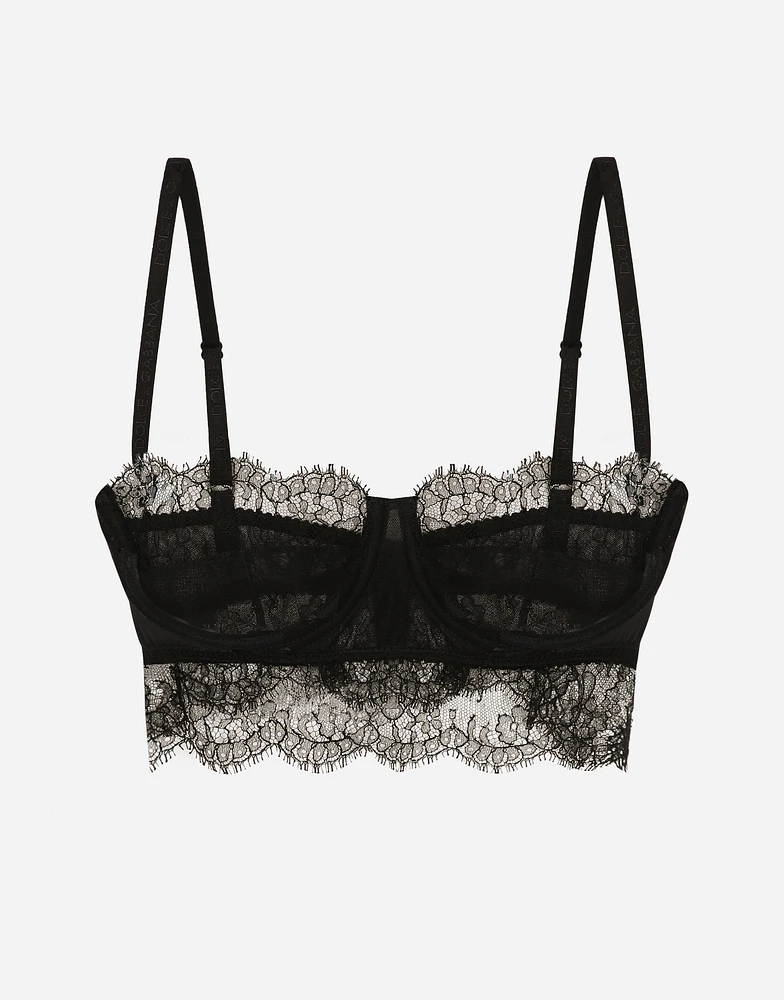 Lace balconette bralette