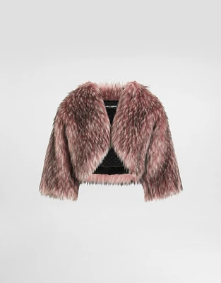 Short faux fur jacket