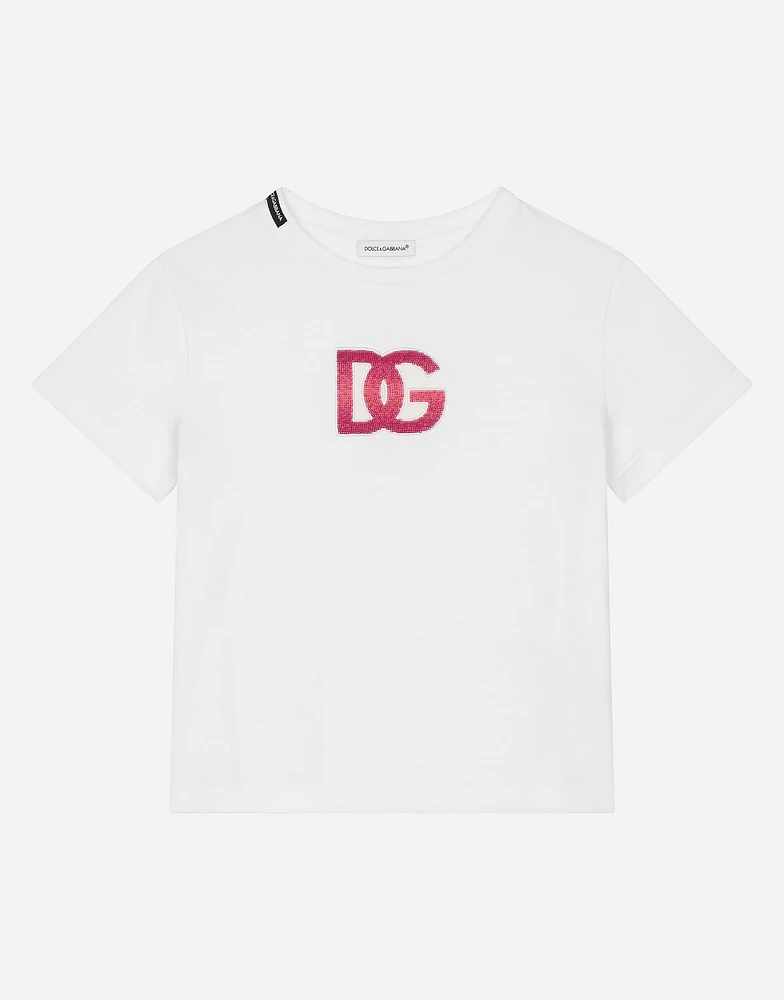 Jersey T-shirt with DG logo