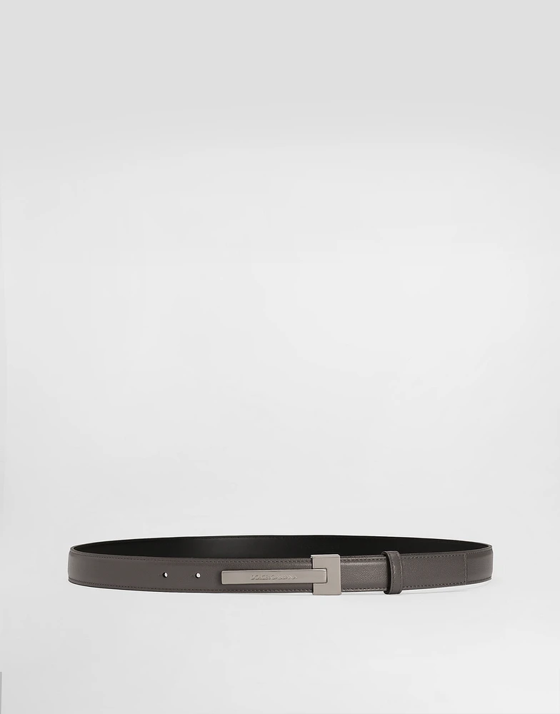 Calfskin belt