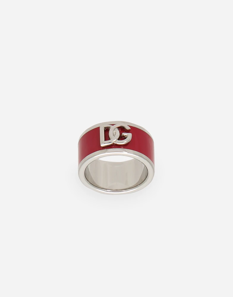 Enameled DG logo ring