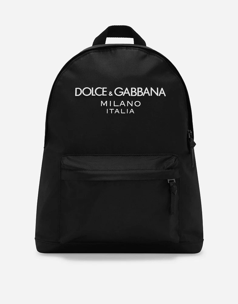 Nylon backpack with Dolce&Gabbana logo