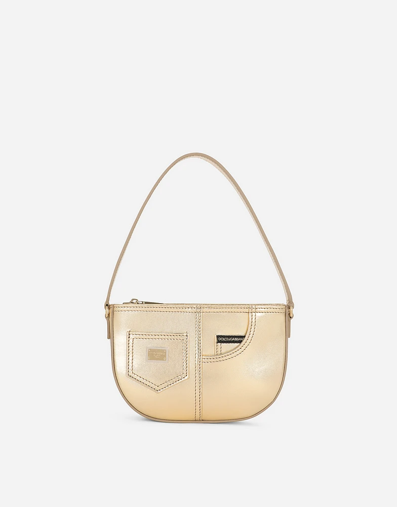 Foiled nappa leather DG Girlie handbag