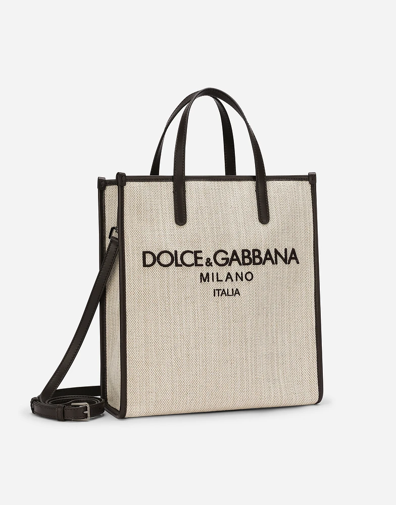 structured canvas shopper