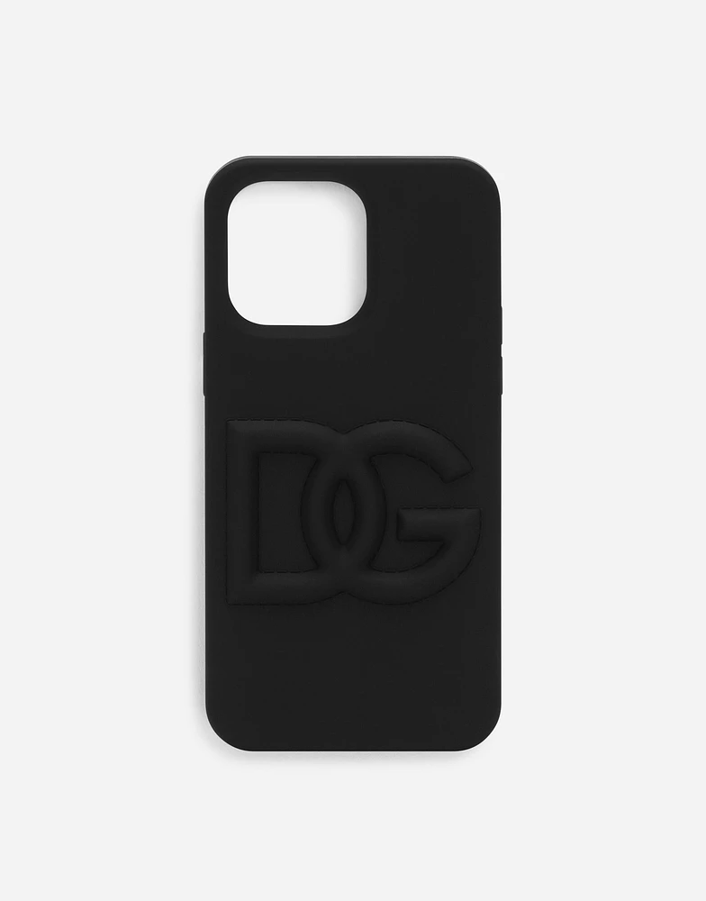 Rubber iPhone 14 Pro Cover with DG logo
