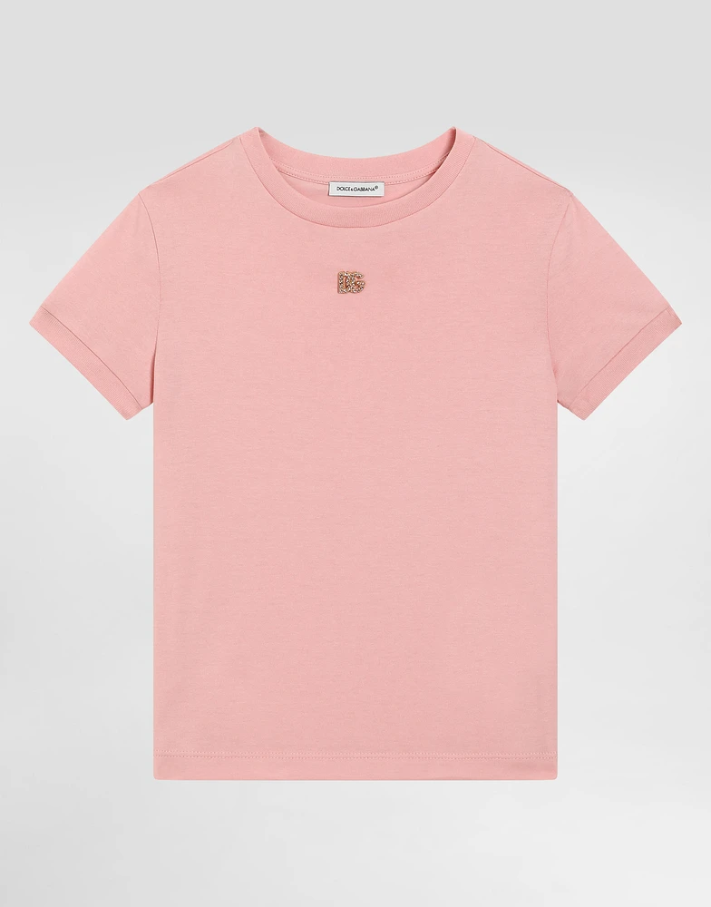 Jersey T-shirt with DG logo