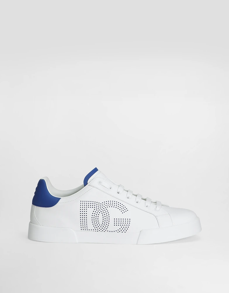 Printed calfskin nappa Strobel Portofino Light sneakers