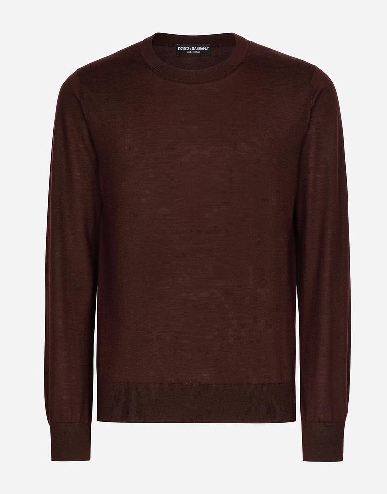 Extra-fine cashmere round-neck sweater