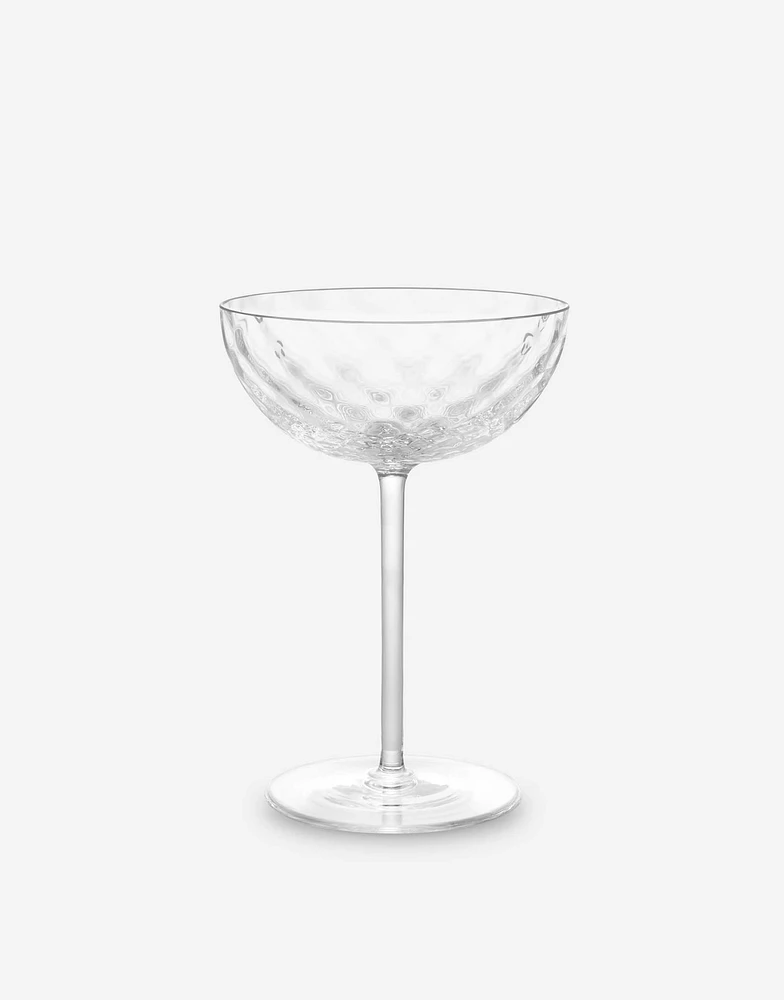 Hand-Blown Murano Champagne Glass