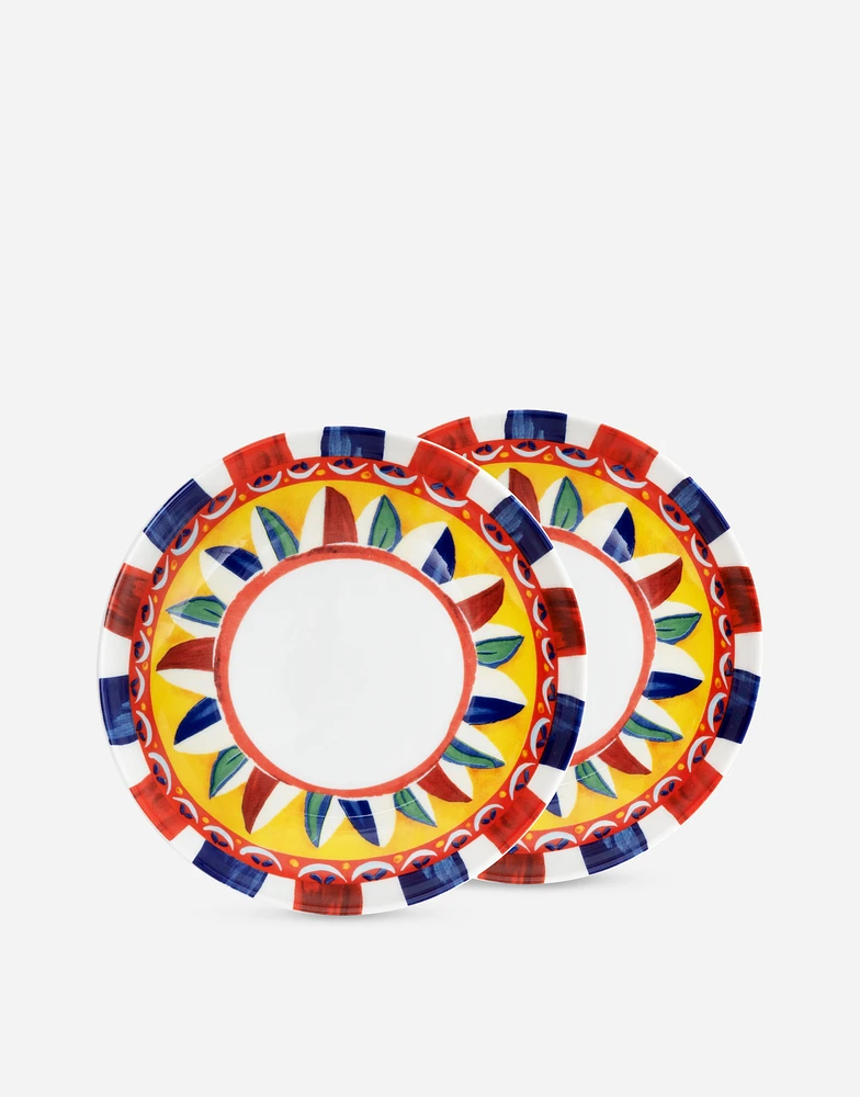 Set 2 Porcelain Soup Plates
