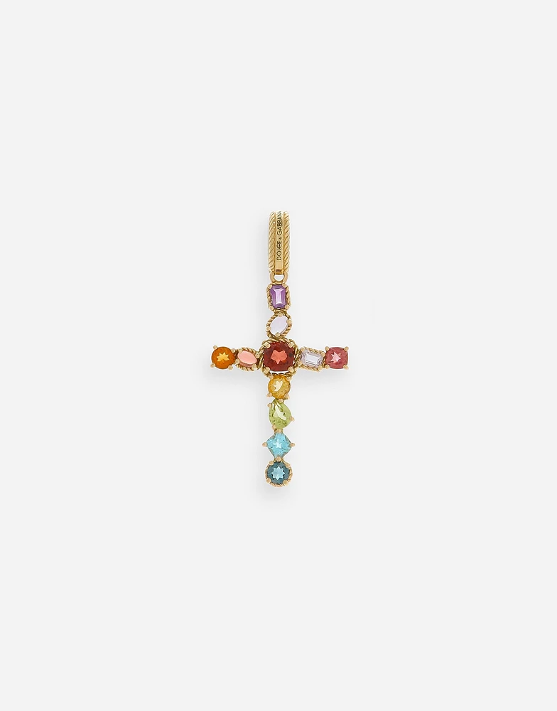 Charm Kids 18-carat yellow gold and multicolored gems