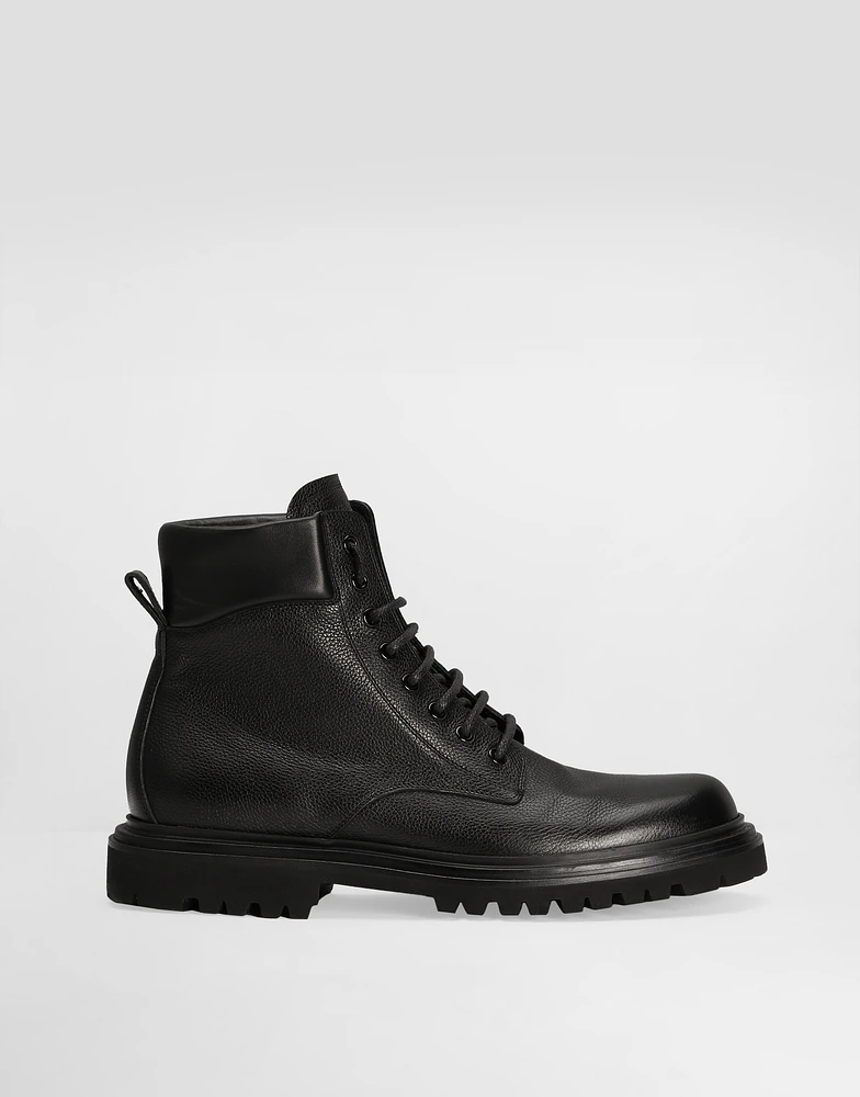 Calfskin ankle boots