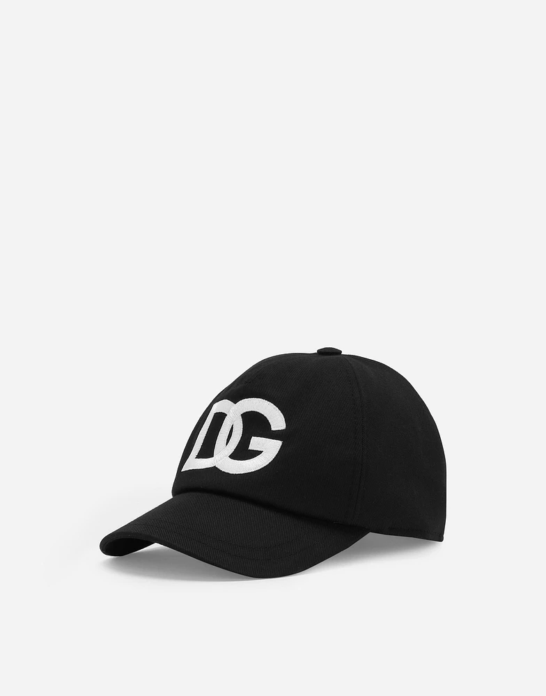 Baseball cap with DG logo patch