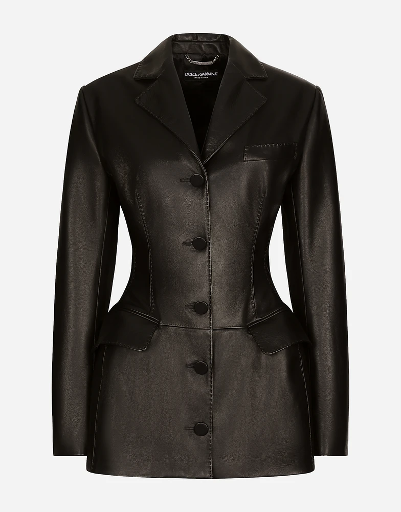 Calfskin Turlington jacket
