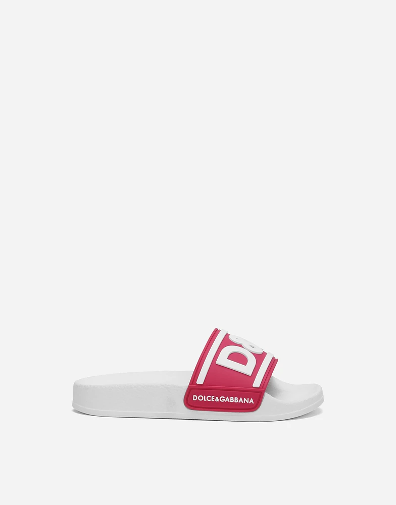 Rubber beachwear sliders